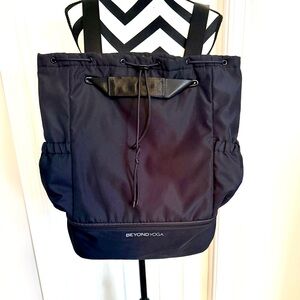 Beyond Yoga Charcoal Backpack
